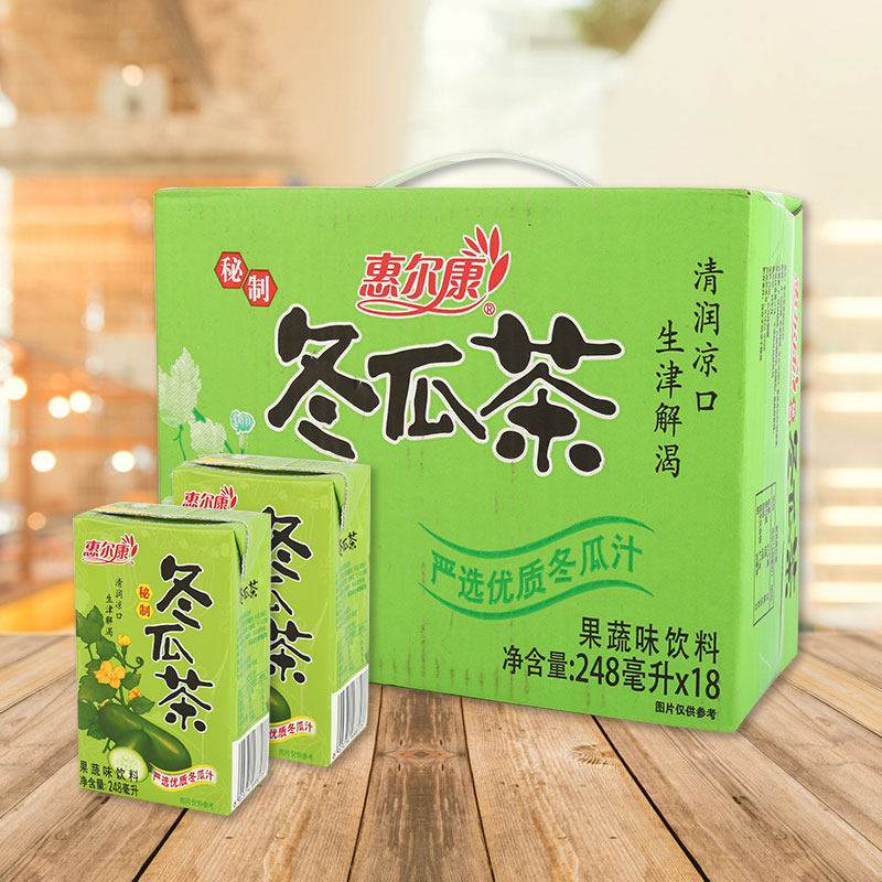惠尔康冬瓜茶果蔬味饮料248ml18网红饮品