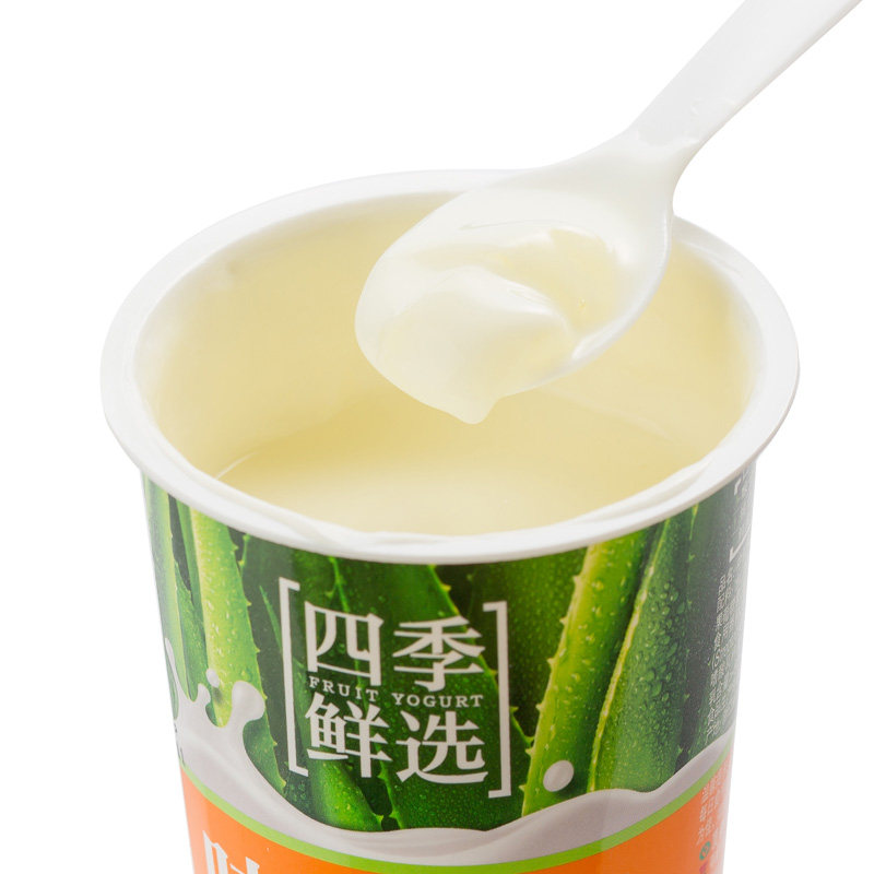味全四季鲜选风味发酵乳芦荟大颗粒食品优酪乳新鲜活力优质锁鲜