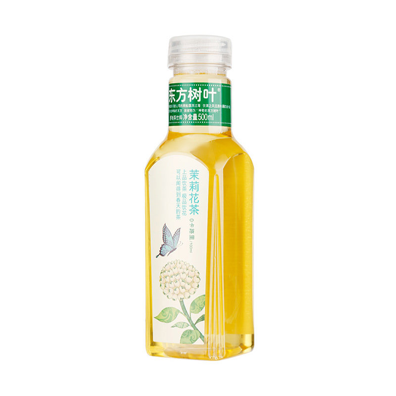 农夫山泉东方树叶茉莉花茶原味茶饮500ml瓶能量儿童茶饮料