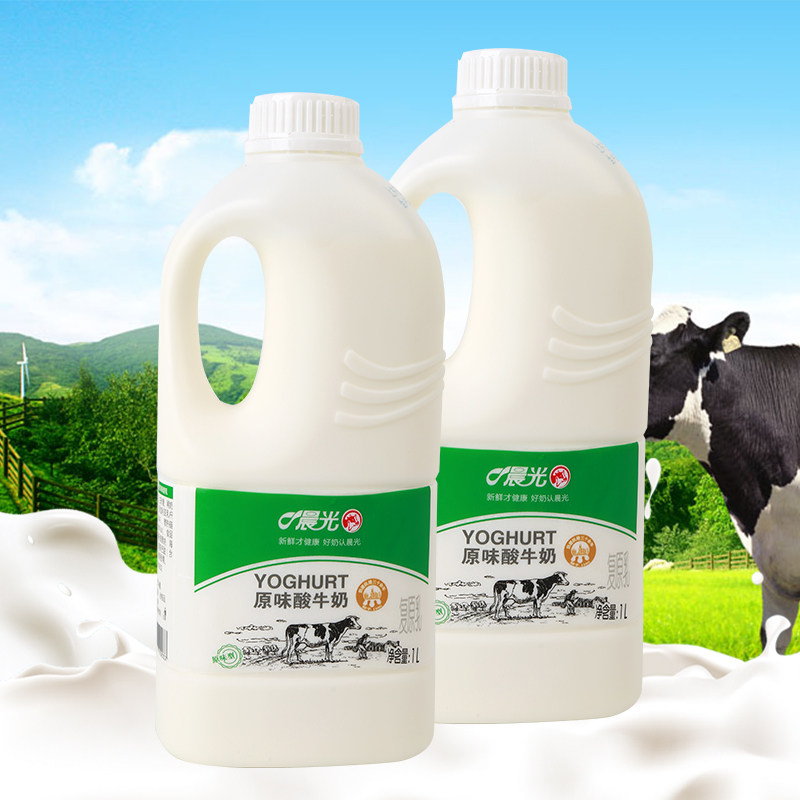 晨光原味酸奶1l/桶