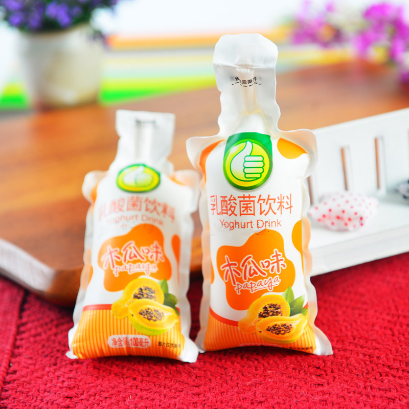 乳酸菌饮料饮品木瓜fp100ml低温奶