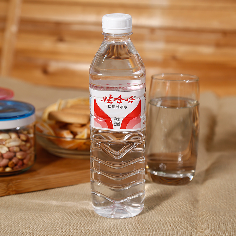娃哈哈纯净水596ml饮用水矿泉水精选优质水源饮用水