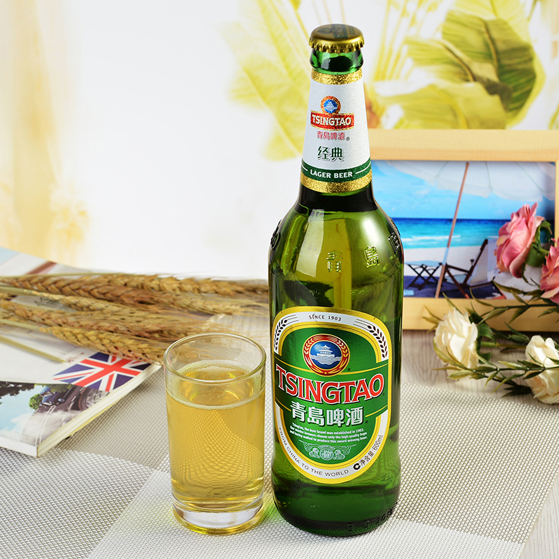 特制口感醇厚 陈年原装 瓶青岛啤酒经典 青岛优质啤酒600ml
