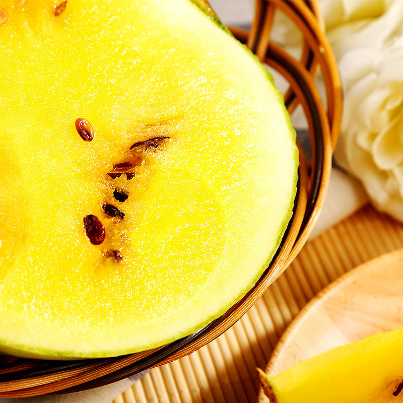 黄肉西瓜水果125kg西瓜