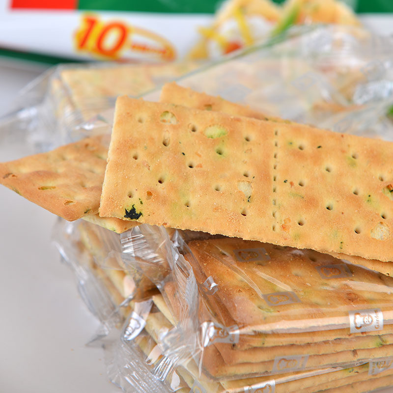 苏打嘉顿蔬菜230g饼干食品芝麻饼梳打饼零食苏打饼干