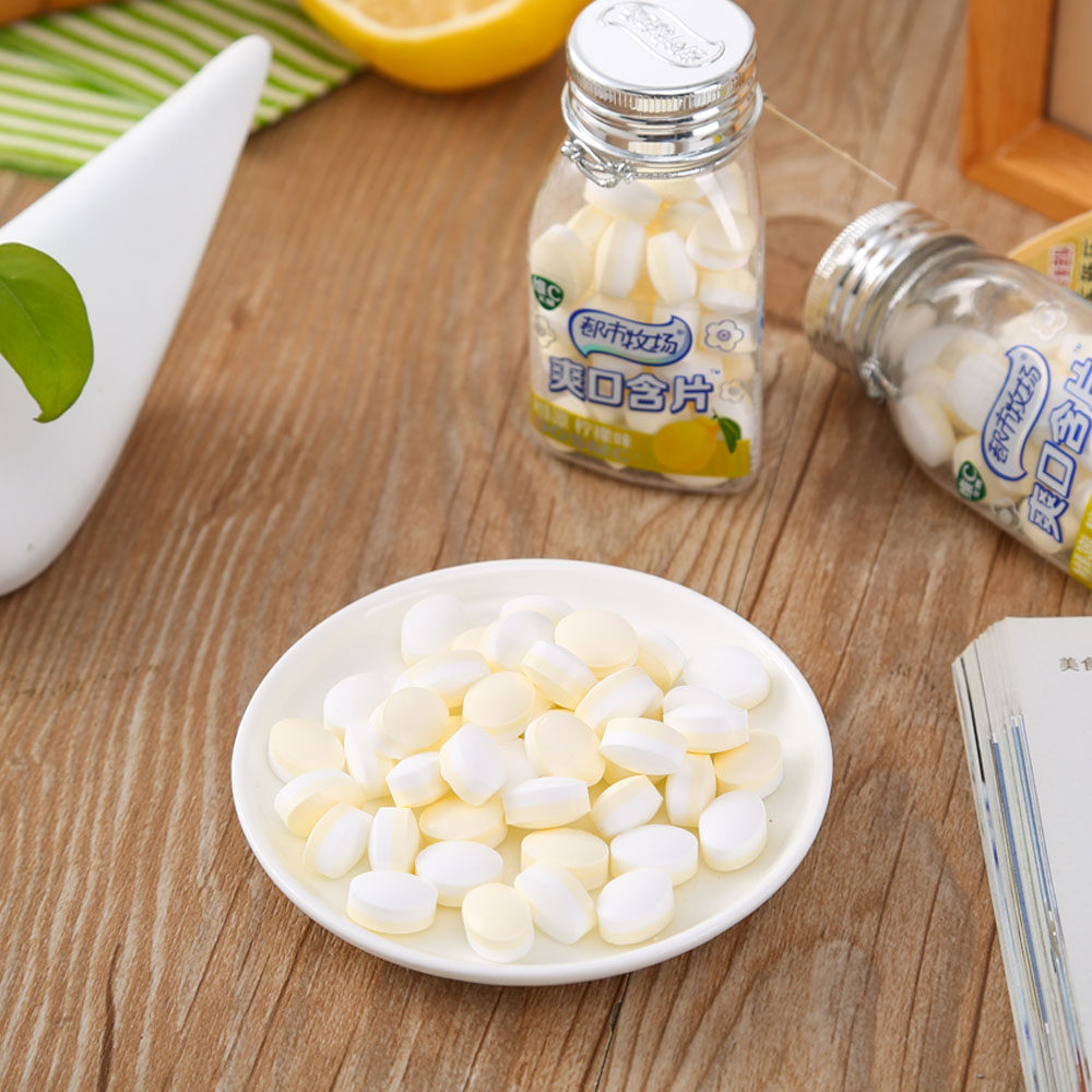 都市牧场爽口含片(柠檬味) 38克/瓶