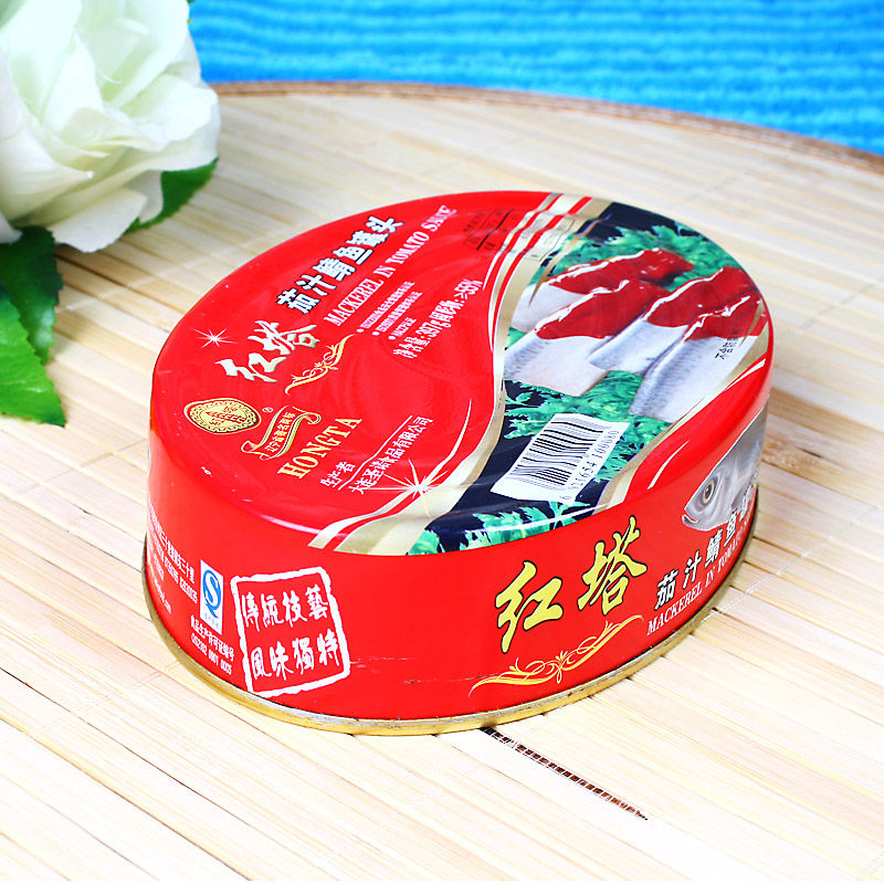 红塔茄汁青鱼397g听鱼罐头鱼类罐头