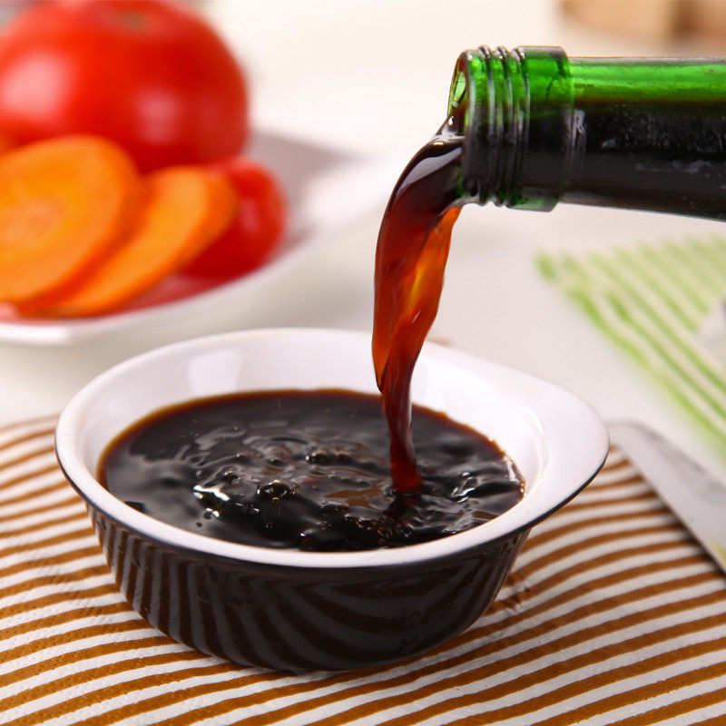 泰康黄牌上海辣酱酱油风味调味料630ml调味品酱油