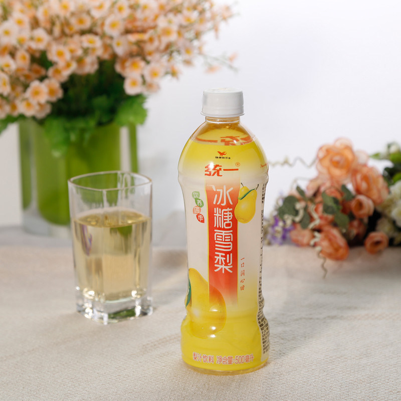 统一冰糖雪梨饮料500ml瓶装食用浓缩商用果味果味