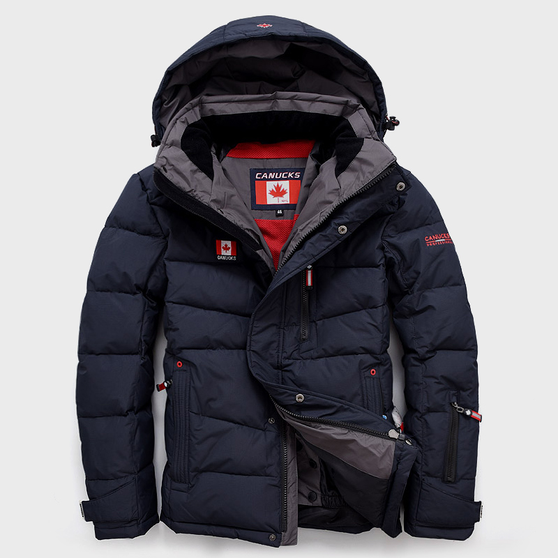 男士短款防寒羽绒服欧美户外加肥大码鹅绒羽绒加厚青年羽绒外套潮