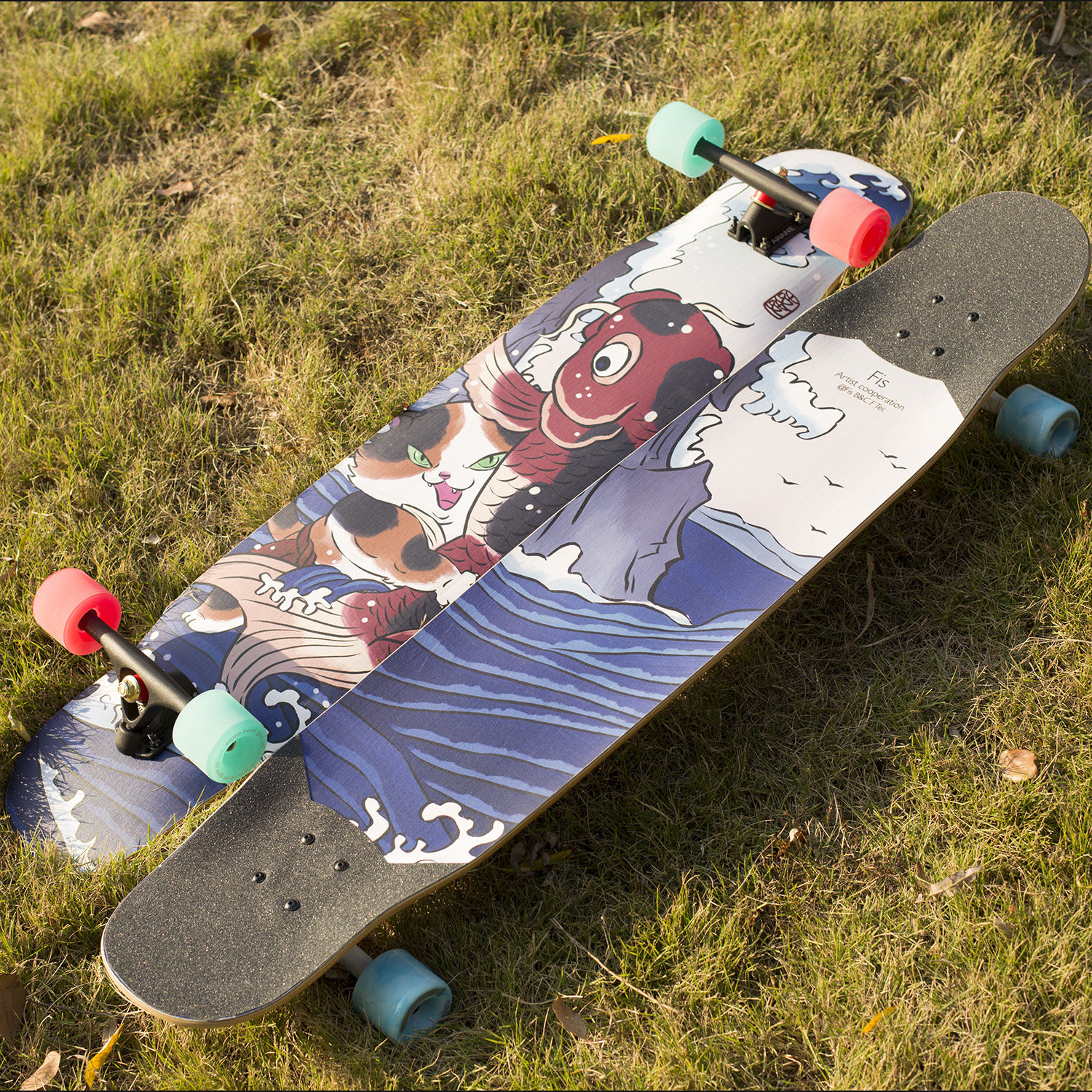 fis滑板刮刮机器人meow长板专业舞板dancing平花滑板