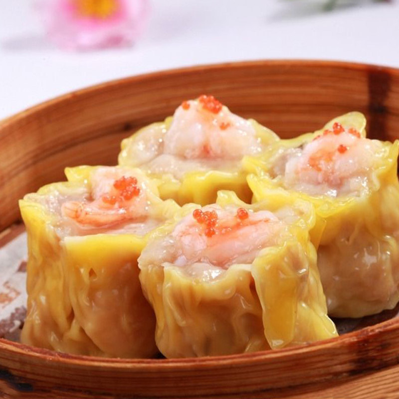 裕点蟹子烧卖240g广东早茶点心商用半成品港式蟹籽干蒸速冻烧麦