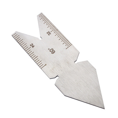 3件套 不锈钢s/s 角规 量角尺 角度样板 车刀量规钻头顶角规包邮