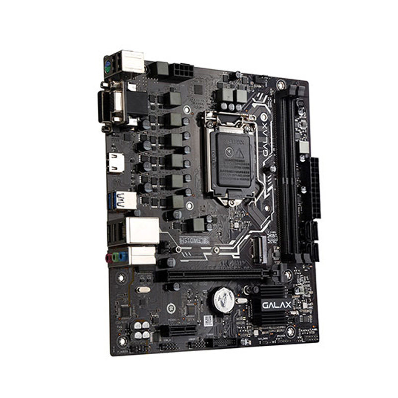 主板影驰h510m幻影h410m台式机电脑b460mcpu套装主板