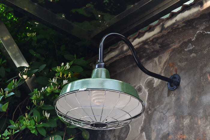 怀旧复古壁灯 老式搪瓷灯罩 工矿灯罩 户外防水马路灯罩 弯杆灯