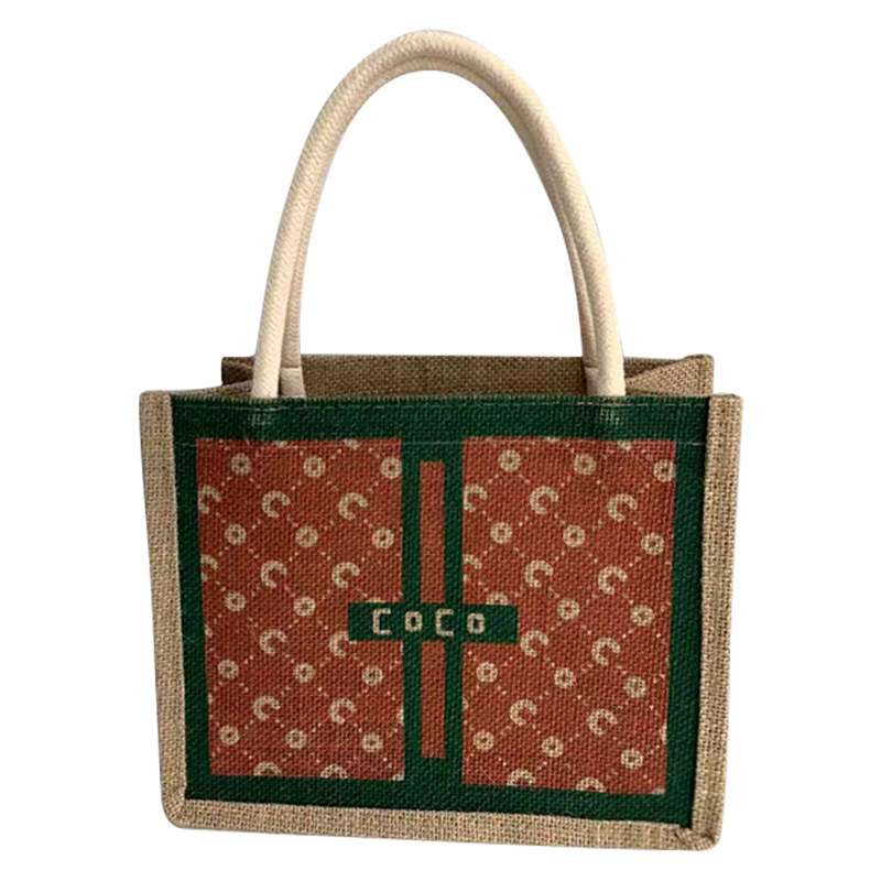 coco奶茶包都可限量 限定手提袋包包女袋子布袋帆布饭盒便当文艺 - 购