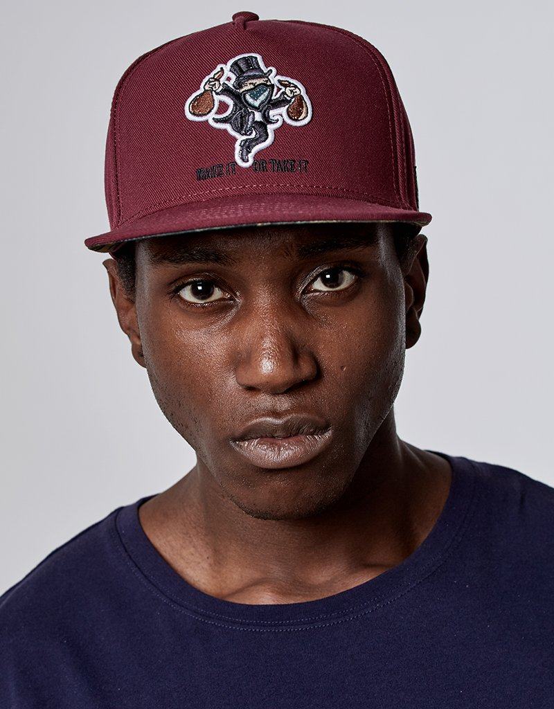 玫瑰花棒球帽中国国有嘻哈帽子男女刺绣火焰说唱帽子