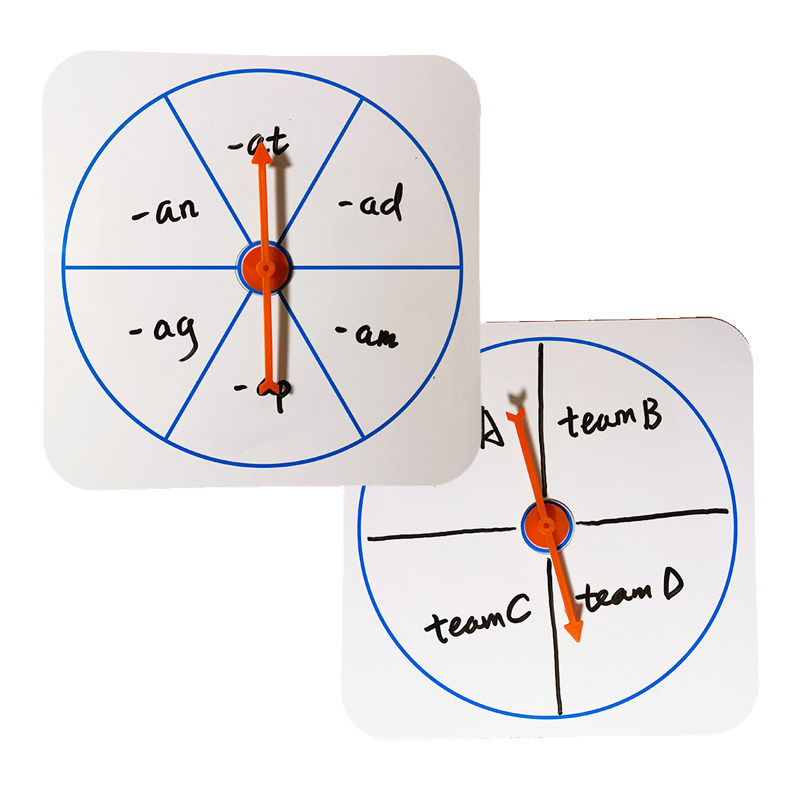 擦写转盘指针英语自然拼读高频数学教学自学亲子早教教具