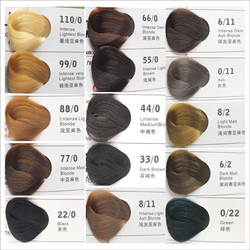 单支染发廊专用潮色白发染发膏剂理发店美发用品染发膏