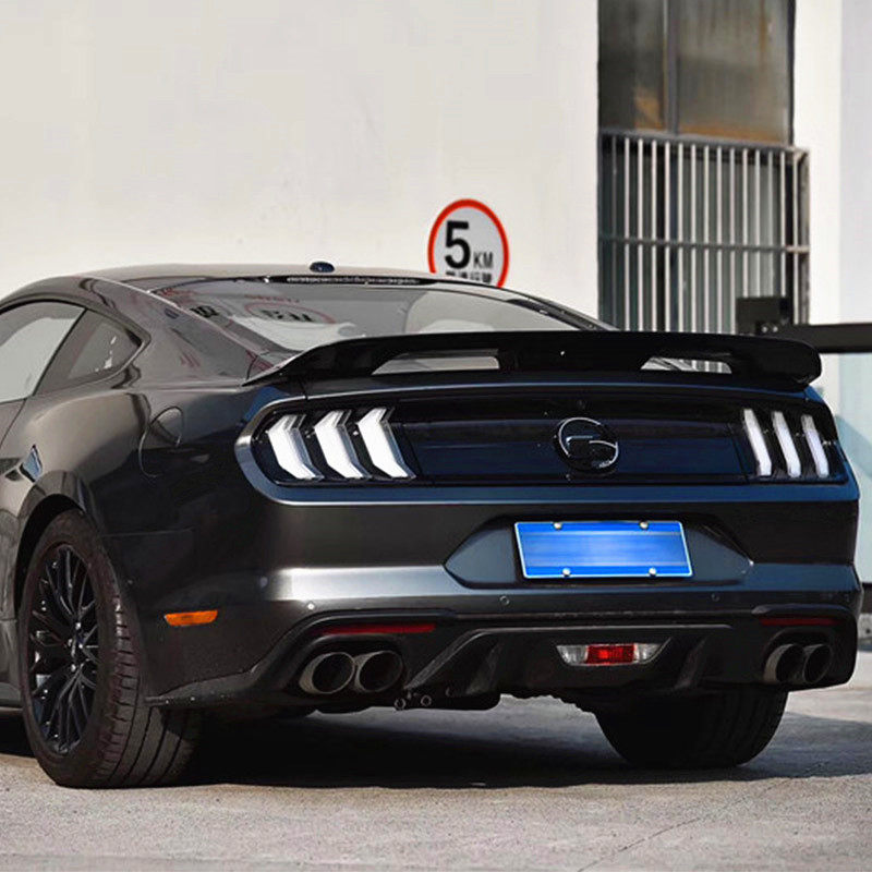 尾翼福特野马改装gt500mustang专用赛道gt500打孔尾翼