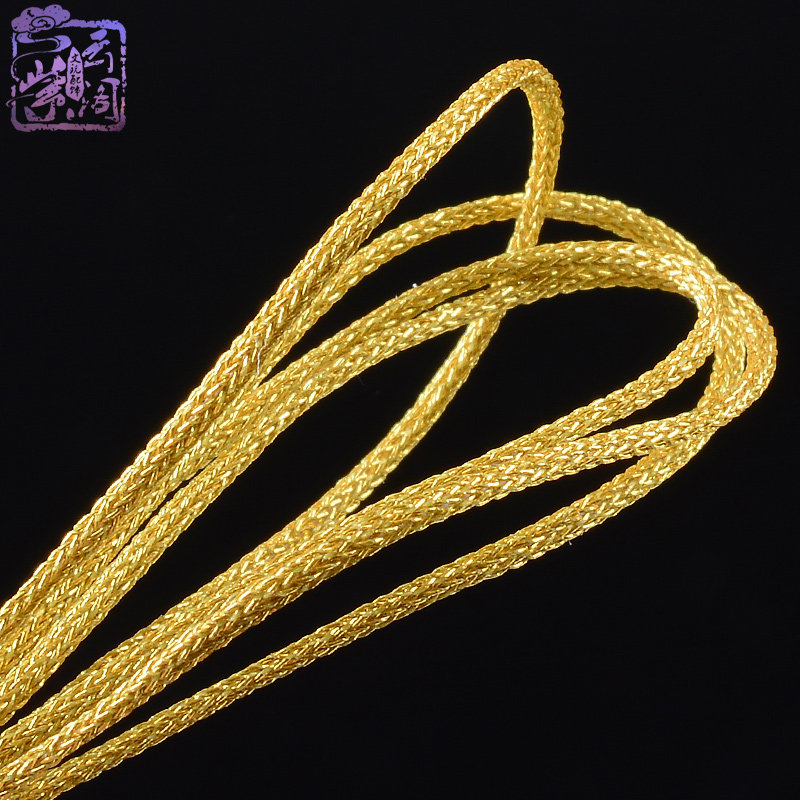 编织线材金银线手链丝线金丝线流苏手绳缠绕材料线