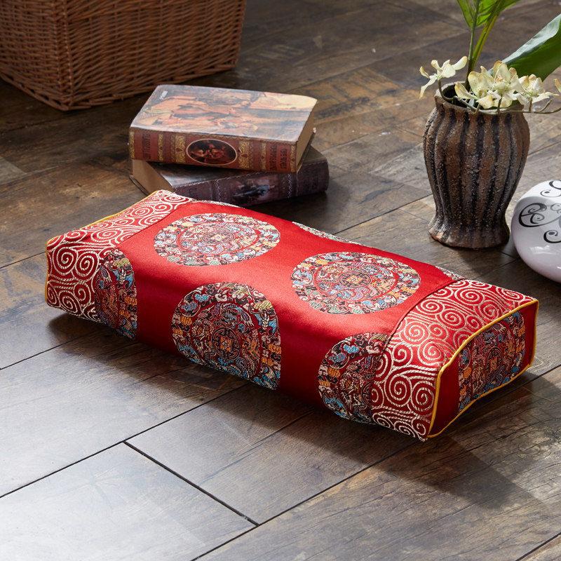 枕头古代老式长方形单人颈椎装饰摆件宫廷皇帝枕头