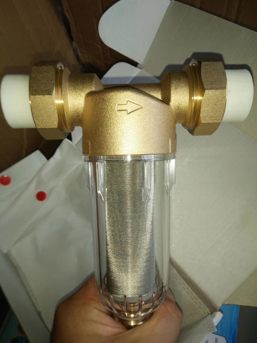 前置过滤器1寸大口径ppr25家用管道滤水器泥沙铁锈过滤器