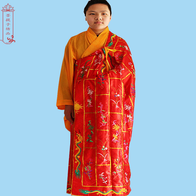佛教袈裟千花花衣千佛僧衣僧服祖衣和尚海清佛教工艺品