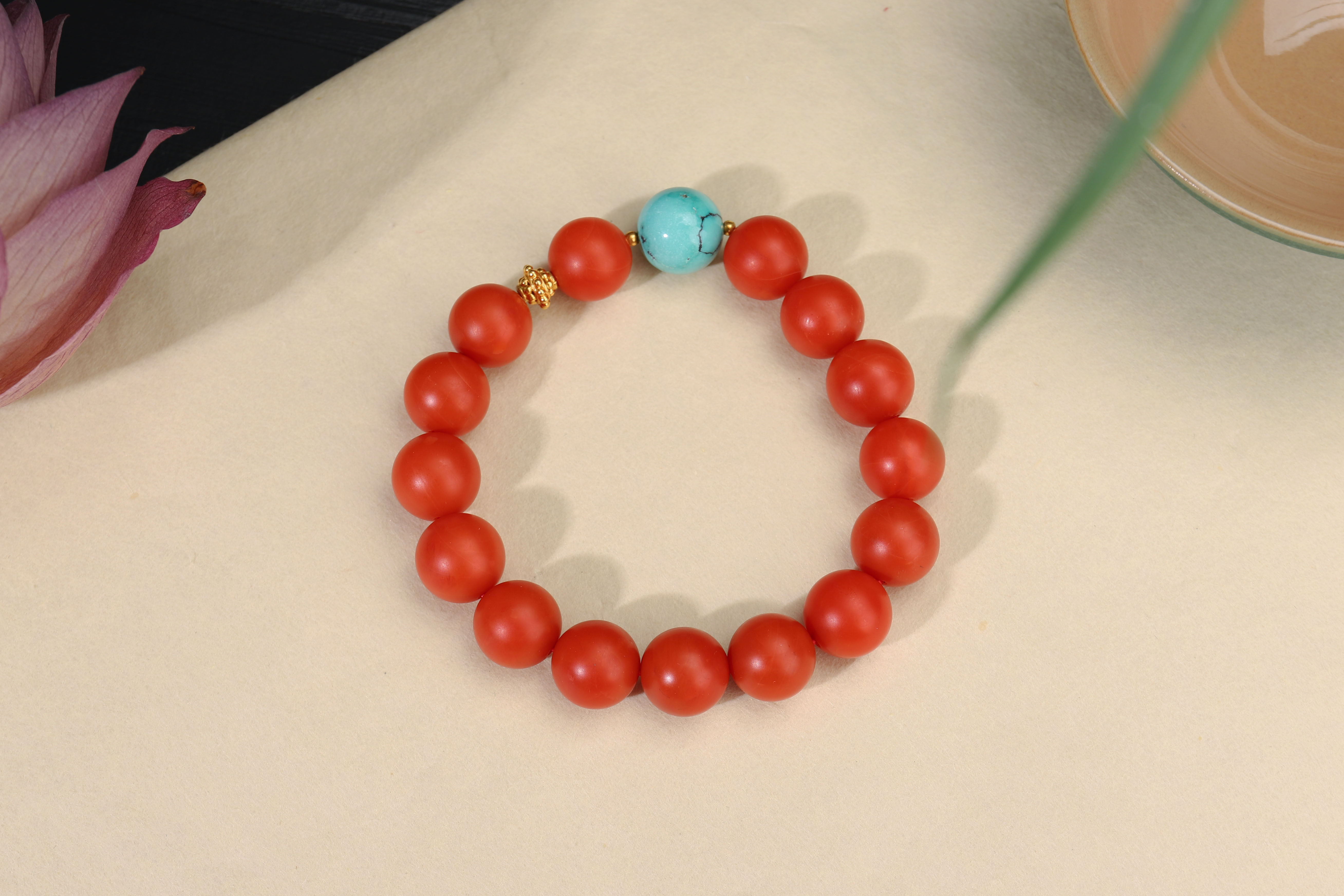 帝廷收藏级保山高保山南红圆珠手链手串油润手饰