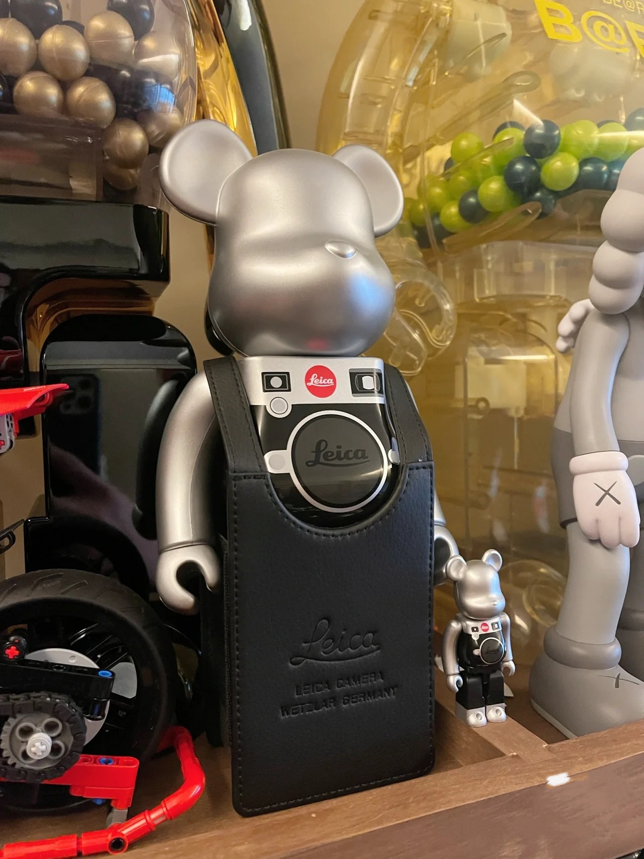 bearbrick400暴力熊积木熊莱卡leica相机摆件手办玩偶公仔潮玩盲盒