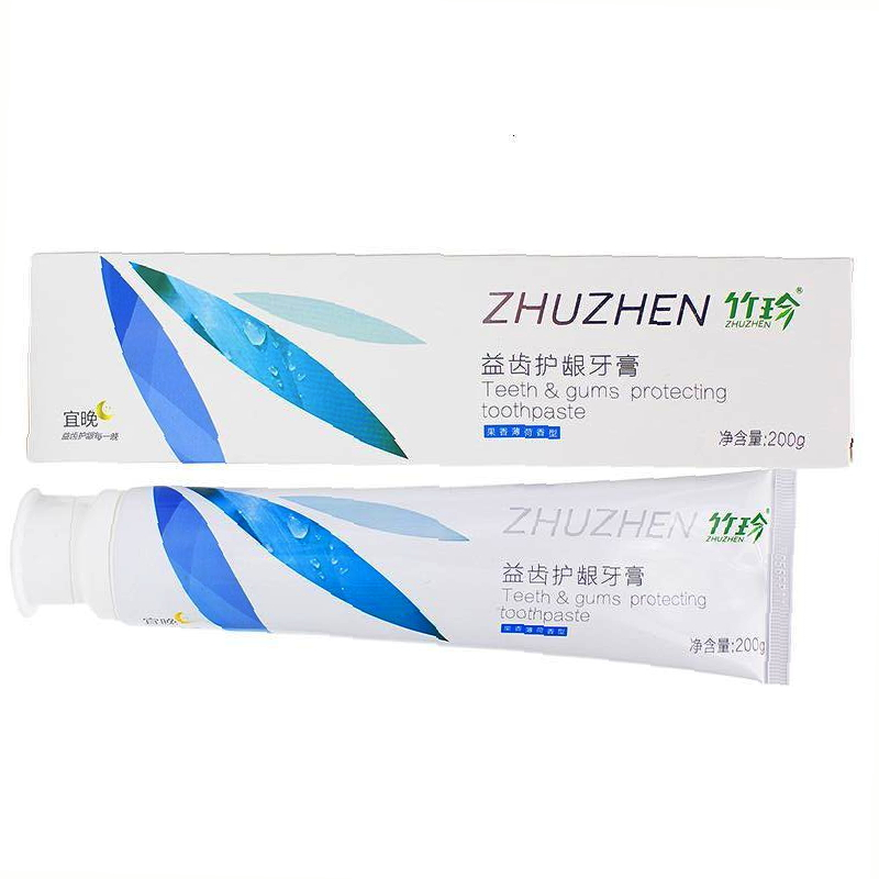 牙膏国珍竹珍珍益齿护宜晚200克牙膏