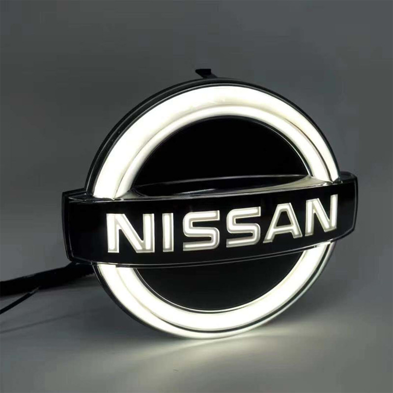 途乐发光车标一抹渐变高亮动态流水中网灯抖汽车氛围灯