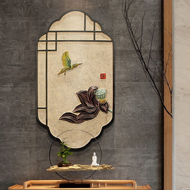 中式式禅意装饰品墙壁壁挂客厅玄关墙面挂饰创意现代装饰画