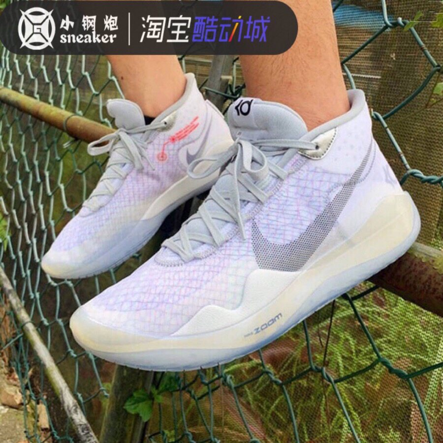 nike zoom kd12 杜兰特12代 首发黑白蓝 灰白红篮球鞋 ar4230-001