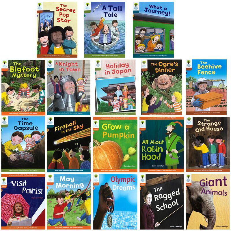 英文原版 6-9阶段自然拼读 牛津阅读树点读版 oxford reading tree