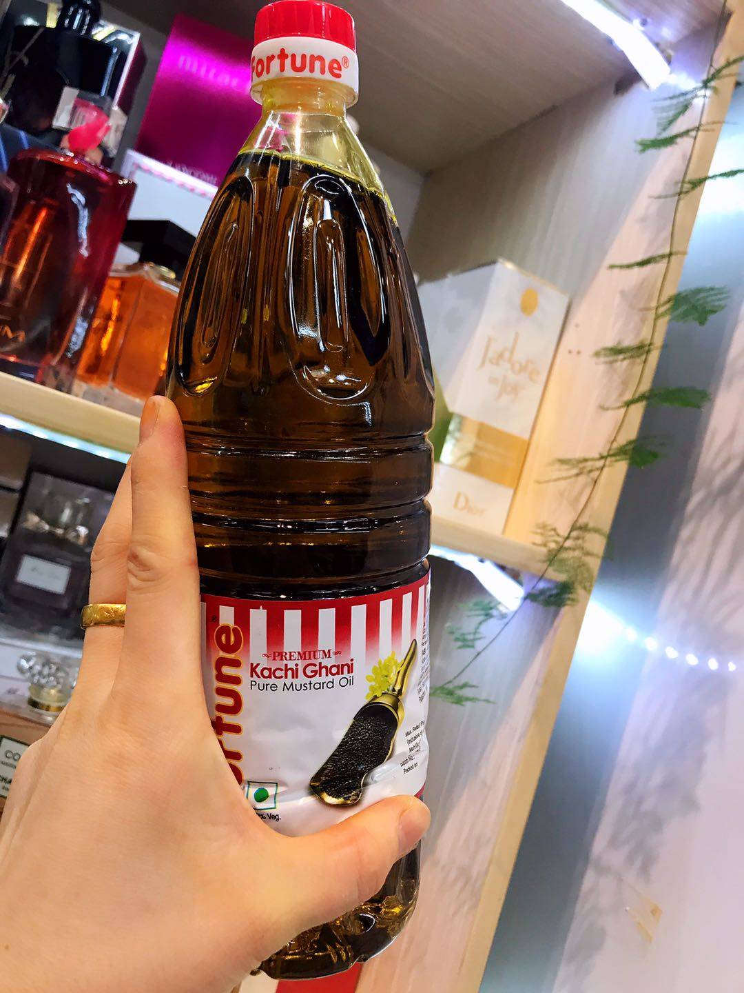 puremustardoilfortune1升芥子油芥籽油indiafood印度芥菜子