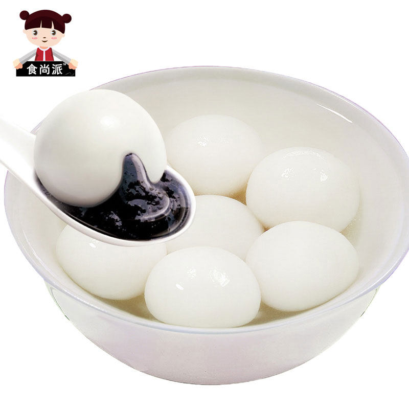 广州酒家利口福流沙花生黑芝麻味汤圆冷冻元宵冬至甜点面食200g