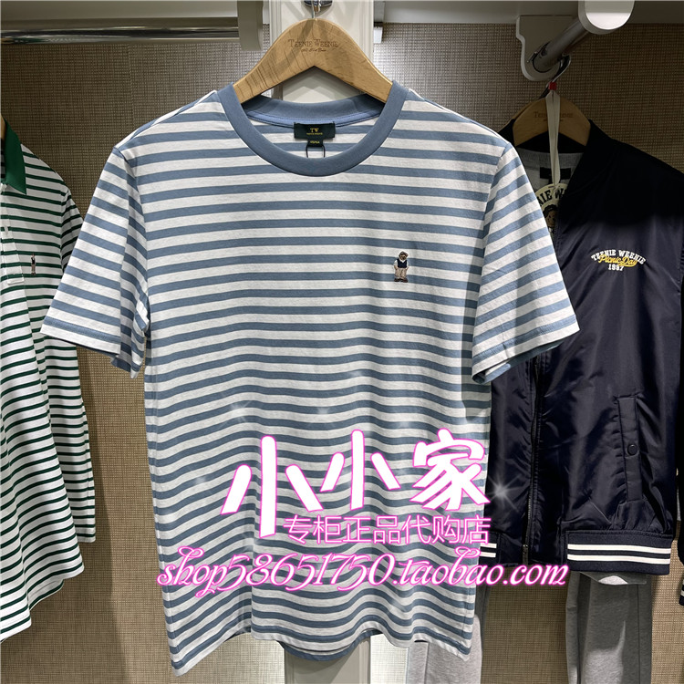 现货！TeenieWeenie小熊男装22年夏T恤TNRS222407K-00 RS222407K