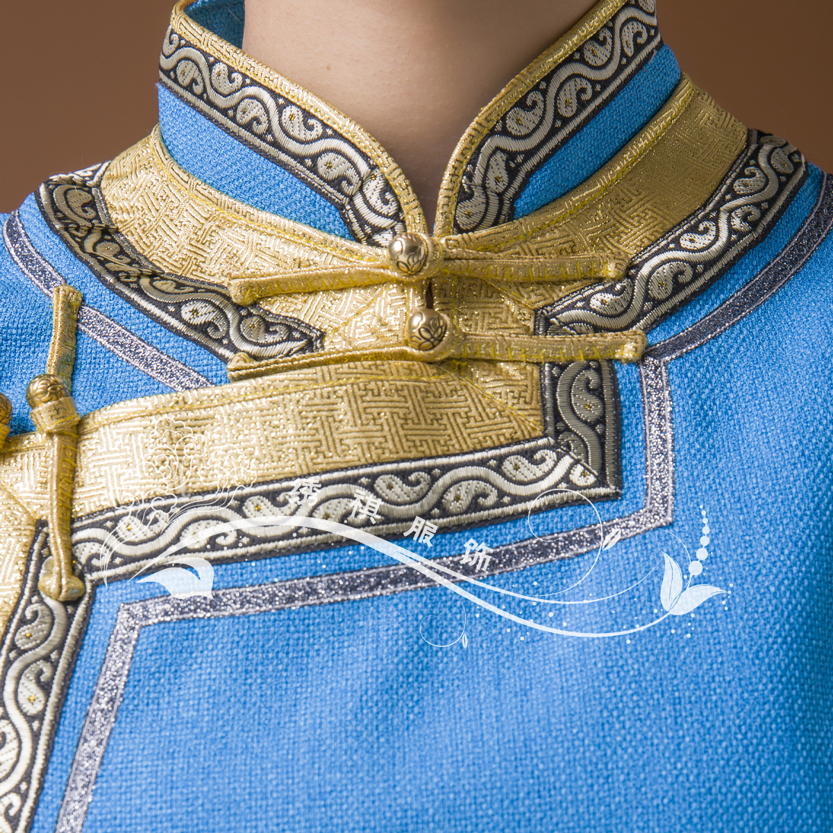 新款蒙古族服装亚麻短款外套蒙古生活装女服务员上衣