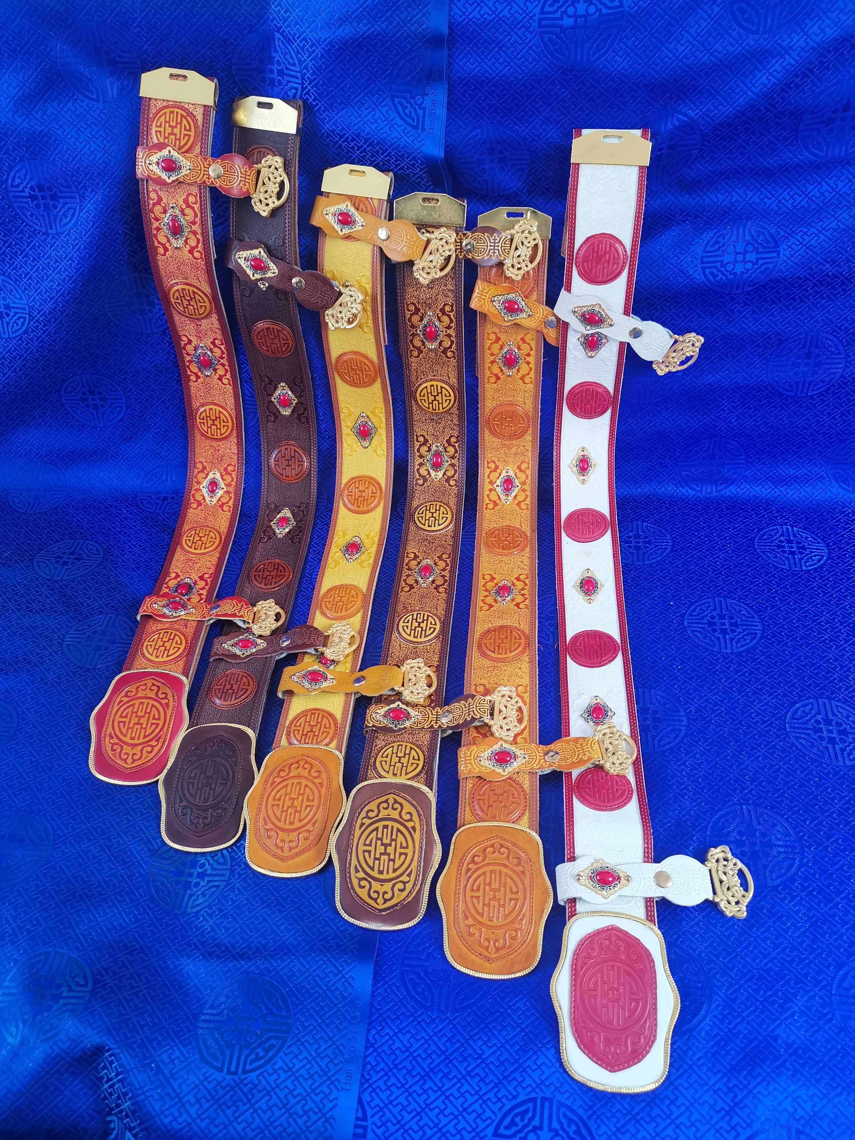 腰带蒙古新款民族演出舞蹈装饰手工手工制制作其他民族服装