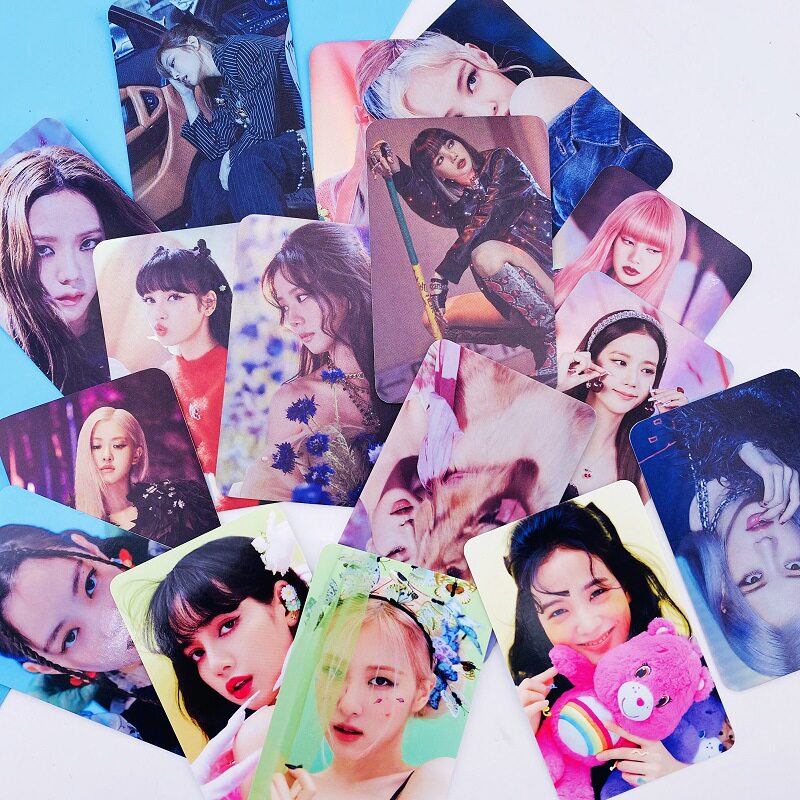 blackpink粉墨小卡拍立得随机行李官方周边同款锤子贺卡