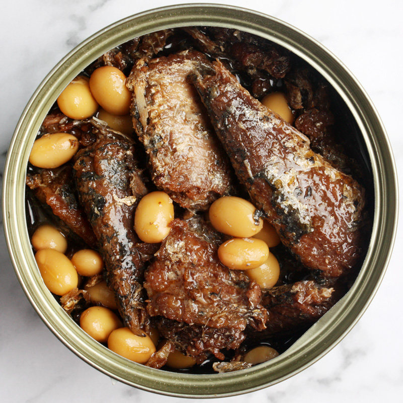 味品堂五香香辣沙丁鱼罐头150g*4罐