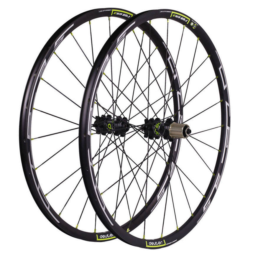 包邮deuter多特cr3山地自行车轮组培林响直拉快拆筒自行车轮组