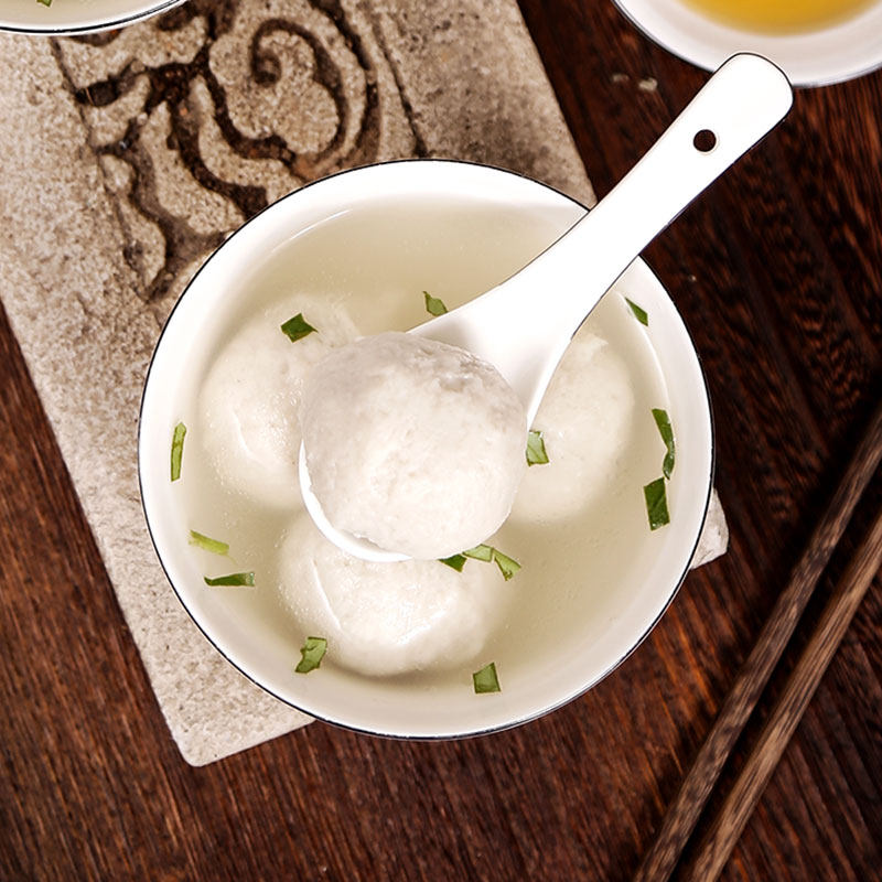 鱼丸黄岐手工包心猪肉肉馅鱼肉丸子福建福州鱼丸