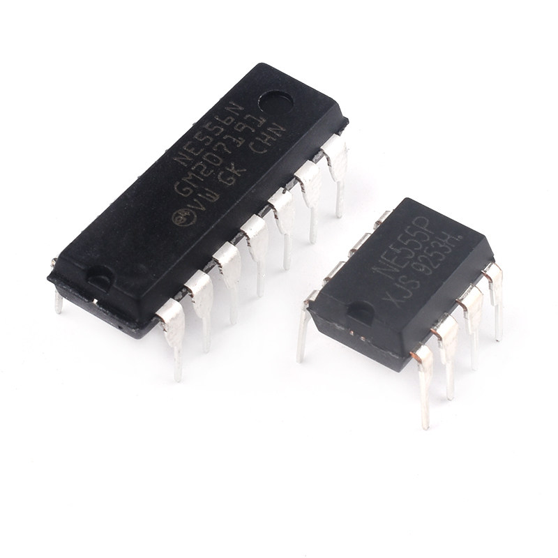 直插ne555pne555ne556n计时定时器编程振荡器ic芯片集成电路ic