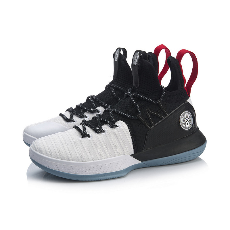 李宁篮球鞋男新款韦德之道队尚6中帮20减震防滑专业运动鞋abap005