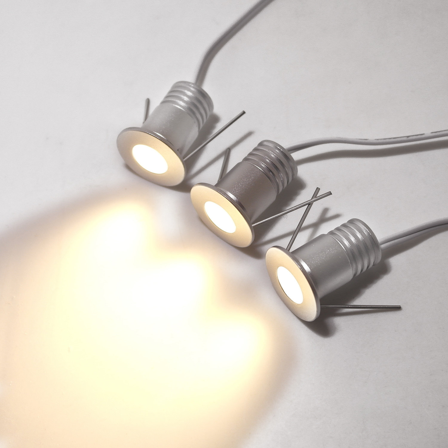 led迷你射灯12v汽车内饰diy手工装饰展示柜24v嵌入式聚光超小射灯