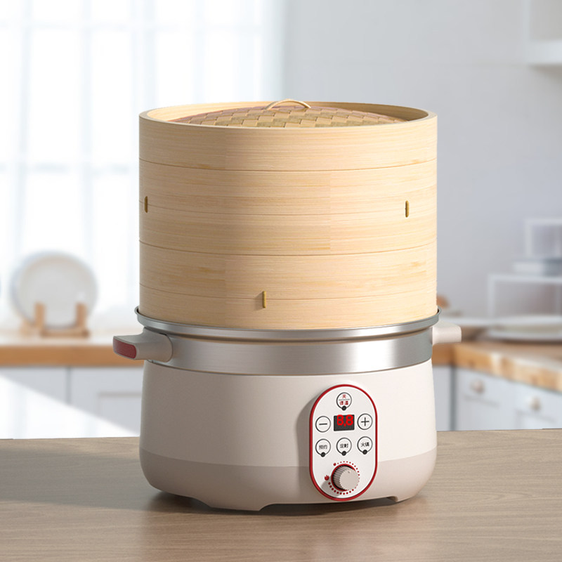 蒸笼黄一府馒头蒸锅大容量蒸架自动断电家用蒸汽蒸锅