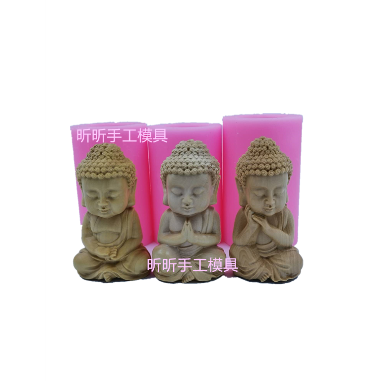 如来佛像硅胶模具3d立体摆件diydiy模具