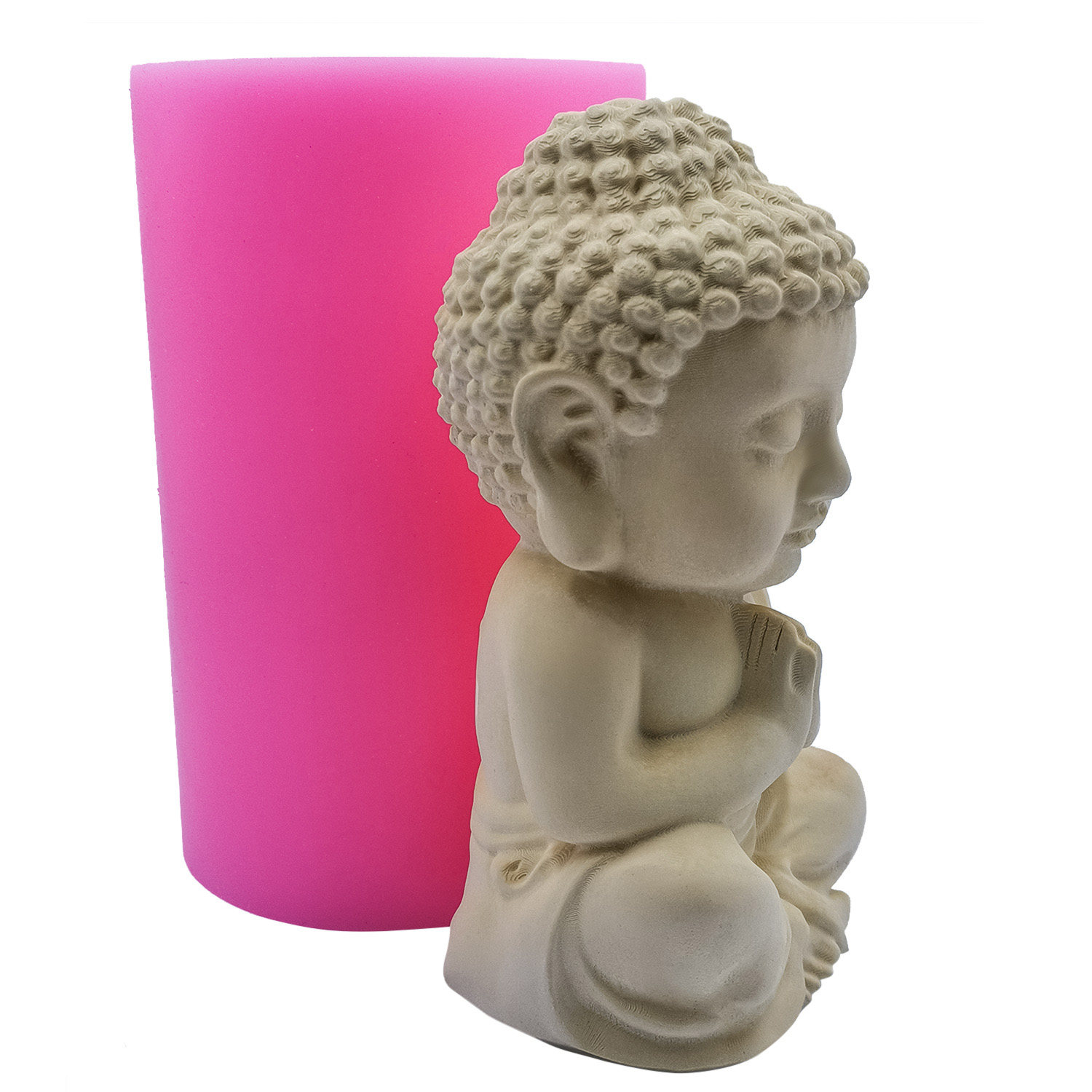 如来如来佛佛像3d立体摆件diy蜡烛香薰石膏diy模具